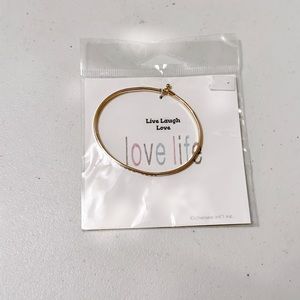 NWT Live Laugh Love bracelet